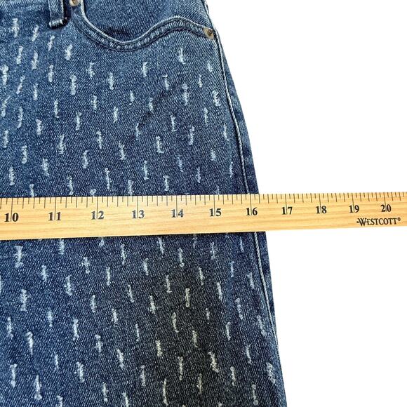 Social Tourist Ultra High Rise Straight Jeans Womens 4 27 Blue Dark Wash NWT - Picture 5 of 9